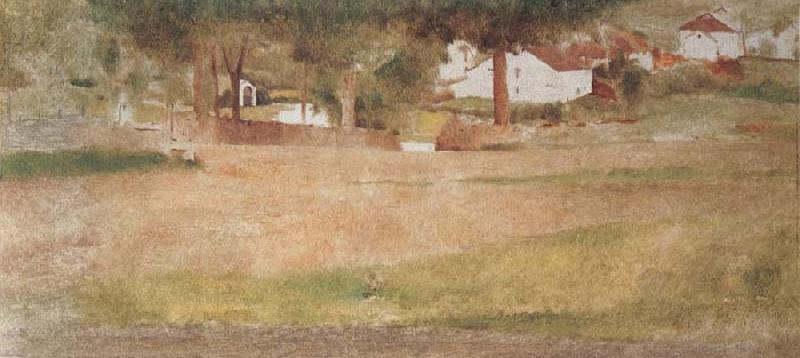 Fernand Khnopff View From the Bridge at Fosset Spain oil painting art